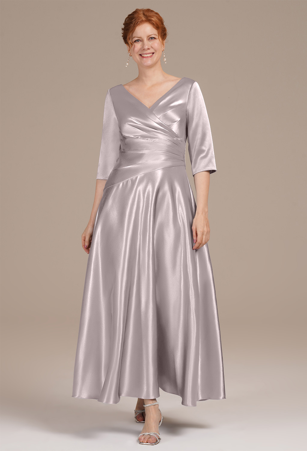 AW Psaltery Taupe  Mother of the Bride Dresses
